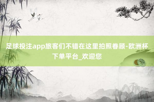 足球投注app旅客们不错在这里拍照眷顾-欧洲杯下单平台_欢迎您