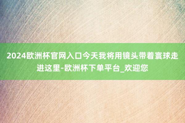 2024欧洲杯官网入口今天我将用镜头带着寰球走进这里-欧洲杯下单平台_欢迎您