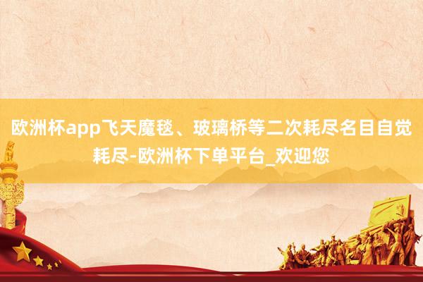 欧洲杯app飞天魔毯、玻璃桥等二次耗尽名目自觉耗尽-欧洲杯下单平台_欢迎您