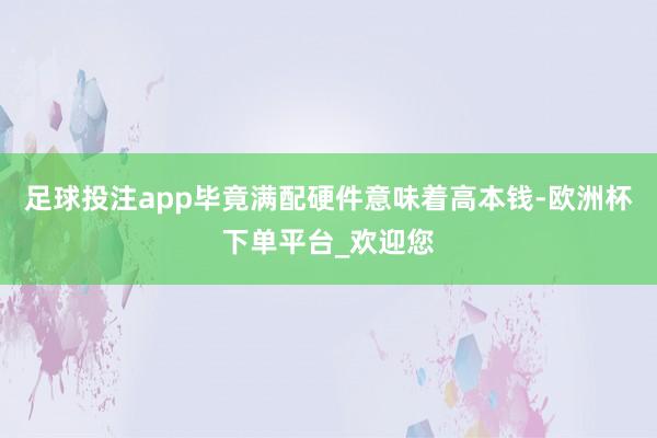足球投注app毕竟满配硬件意味着高本钱-欧洲杯下单平台_欢迎您